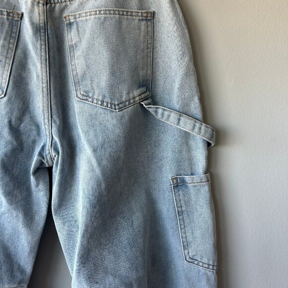 Lioness Miami Vice Cargo Jeans Denim Blue Women's Size Medium - Picture 8 of 13